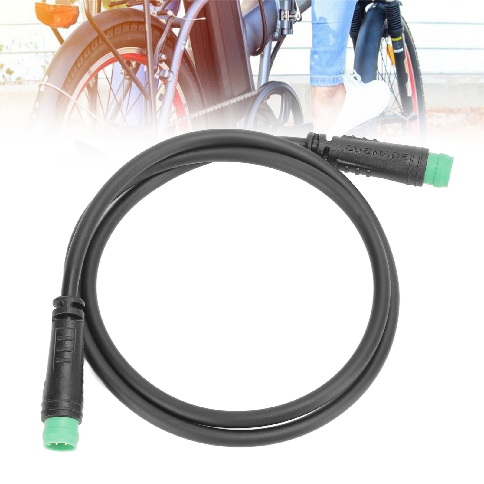 ­Electric Bike Display Extension Cable Waterproof Electric Bicycle Computer 5Pin