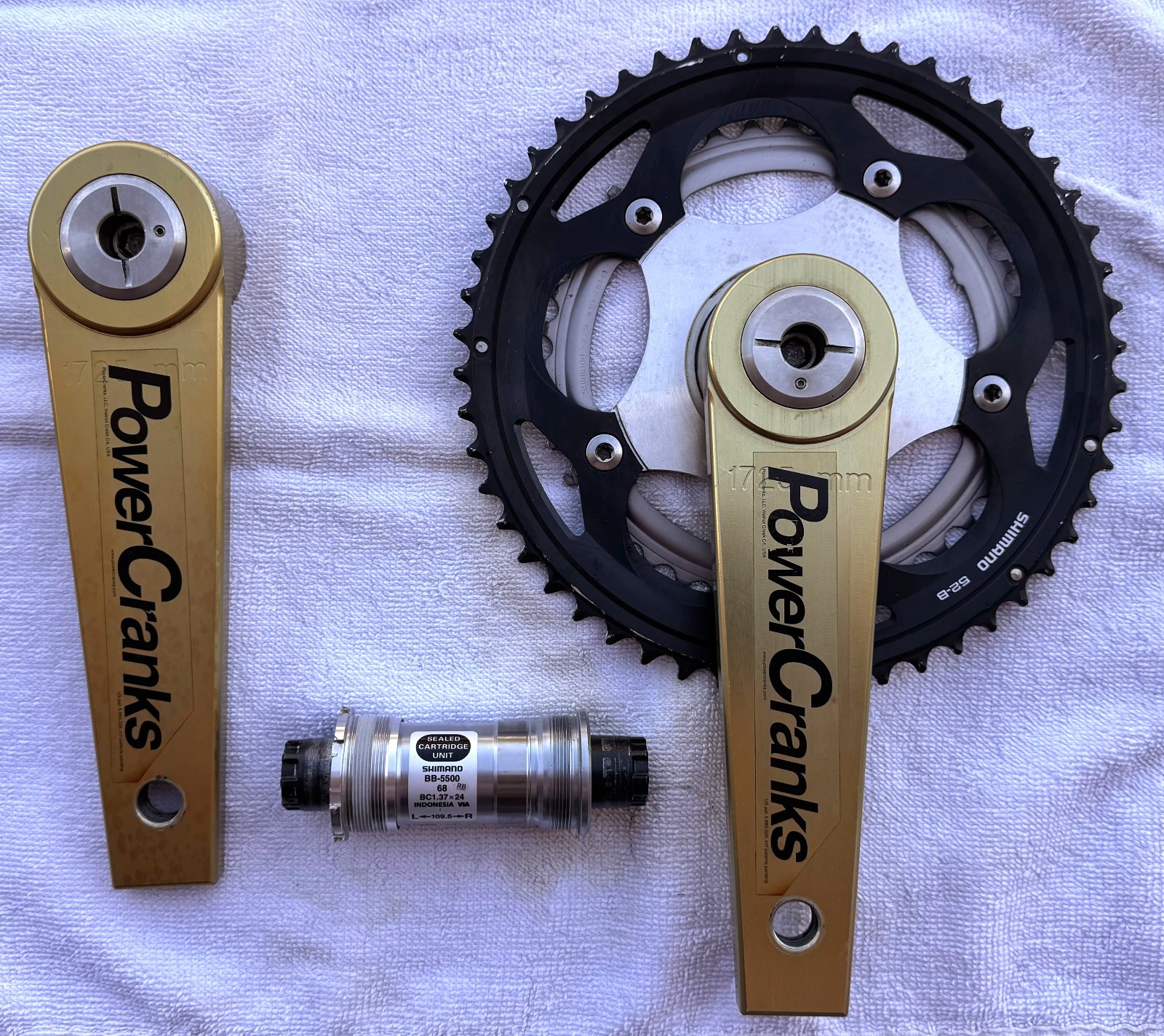 PowerCranks (172.5mm) Training Crankset w/ BB-5500