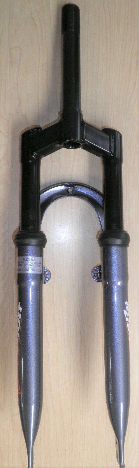 GROUND ASSAULT 24″ METALLIC GRAY BICYCLE SUSPENSION FORK BIKE PARTS 728