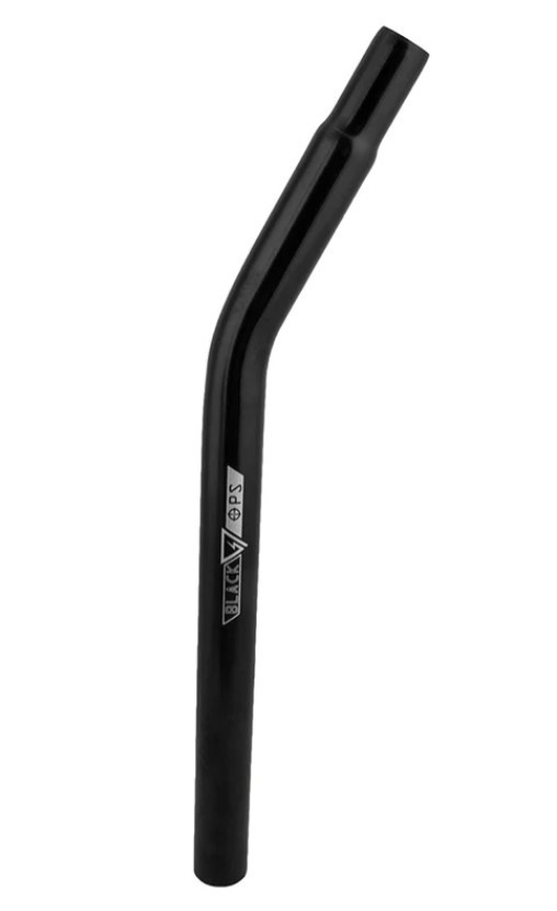 Black Ops Lay-Back Seatpost No-support Crmo Bk 380×25.4mm