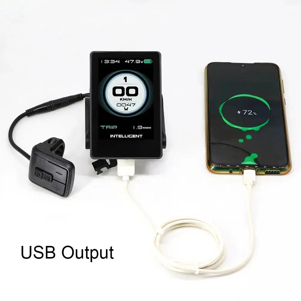 BAFANG 860C IPS Display Electric Bike Kit BBS BBSHD Mid Drive Motor Speedmeter