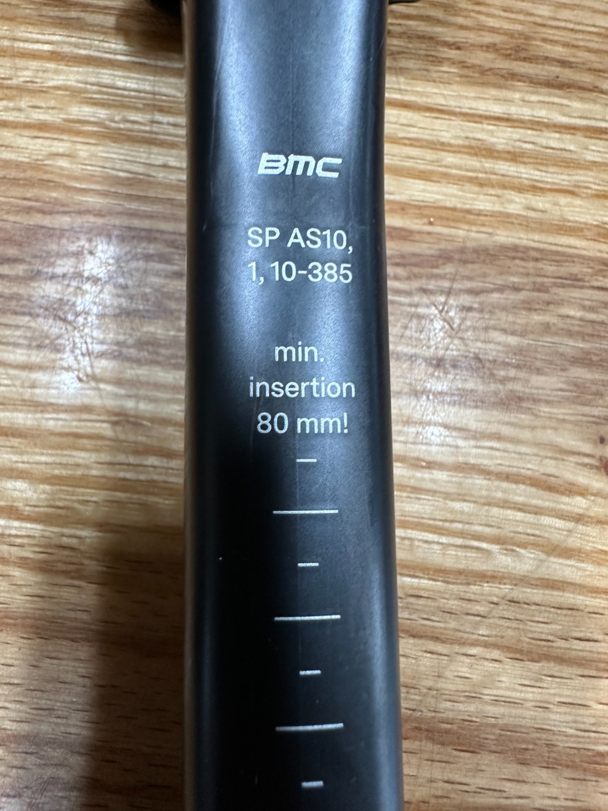 BMC sp as10,1,10-385 D-Shape Seatpost 15mm offset Retail $250