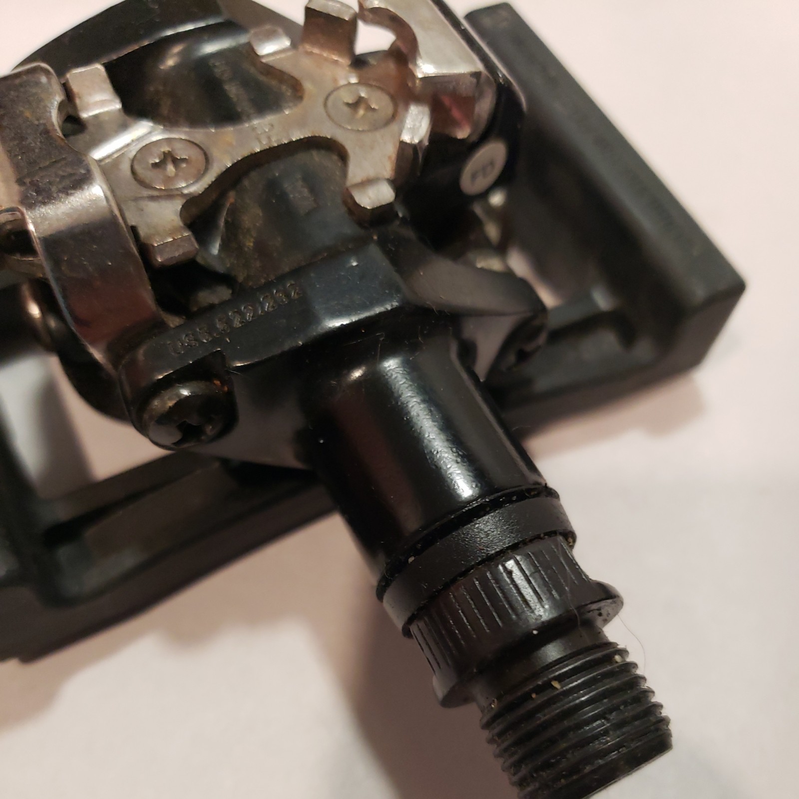 Shimano PD-M505 SPD Pedals w/ SM-PD22 Platform Adapters Reflectors Clipless