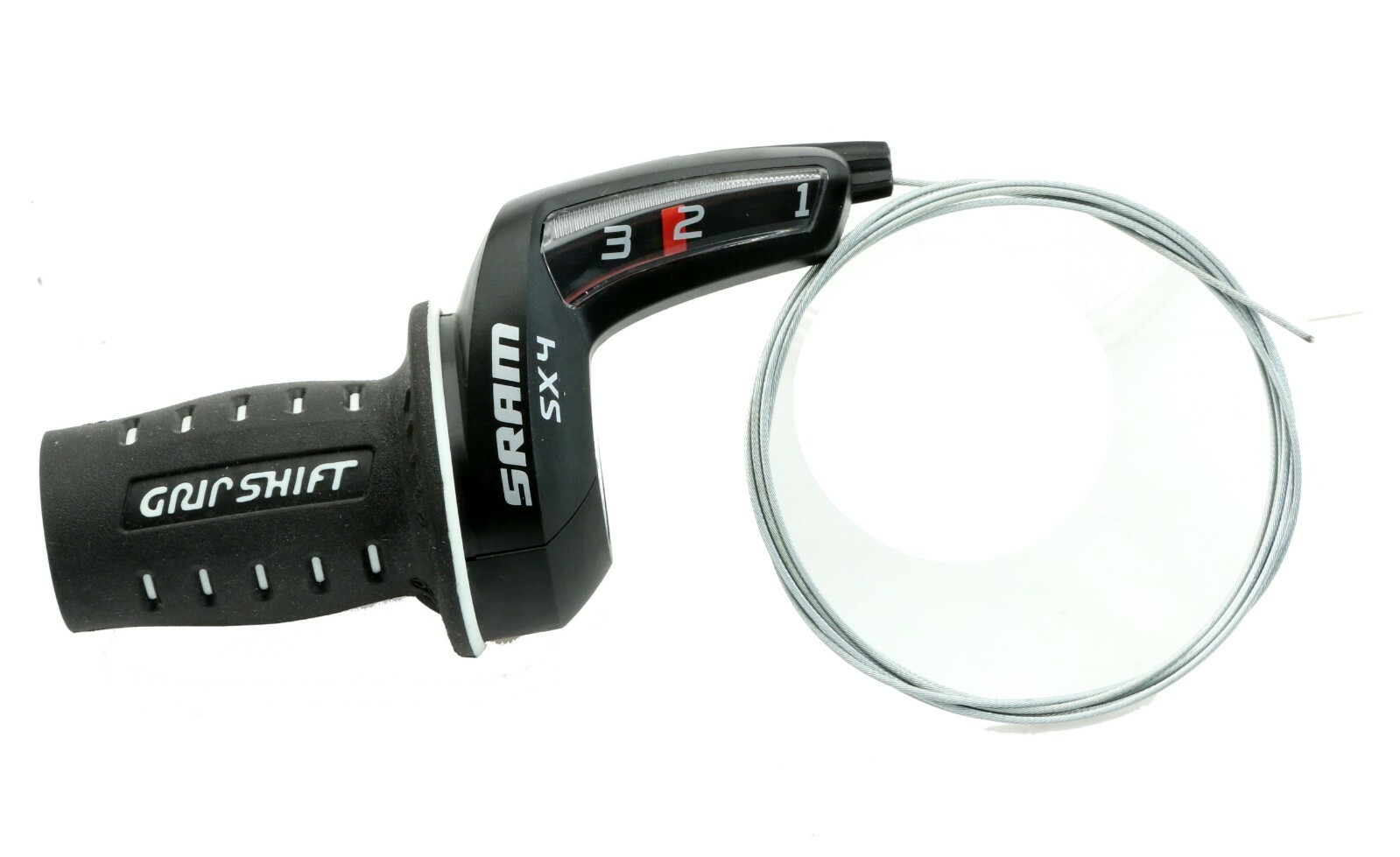SRAM X4 Twist Shifter Front/Left SX4 Gripshift 3s Grip Shift w/ cable NEW NOS