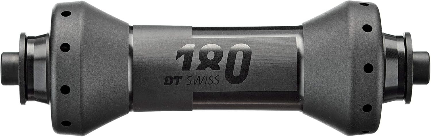 DT Swiss 180 Straight Pull front 100 mm Q/R, 20 hole black