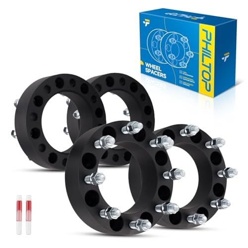 8×170 Wheel Spacers – 2″ Lug Wheel 8×6.69″ – 130mm – M14x2-50.8mm – 4pcs Black