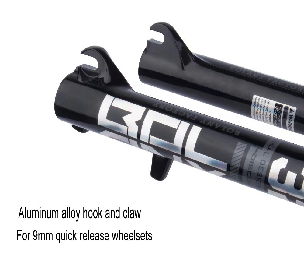 24″ Mountain Bike Air Fork Disc Brake Shock Absorber Quick Removal Front Fork