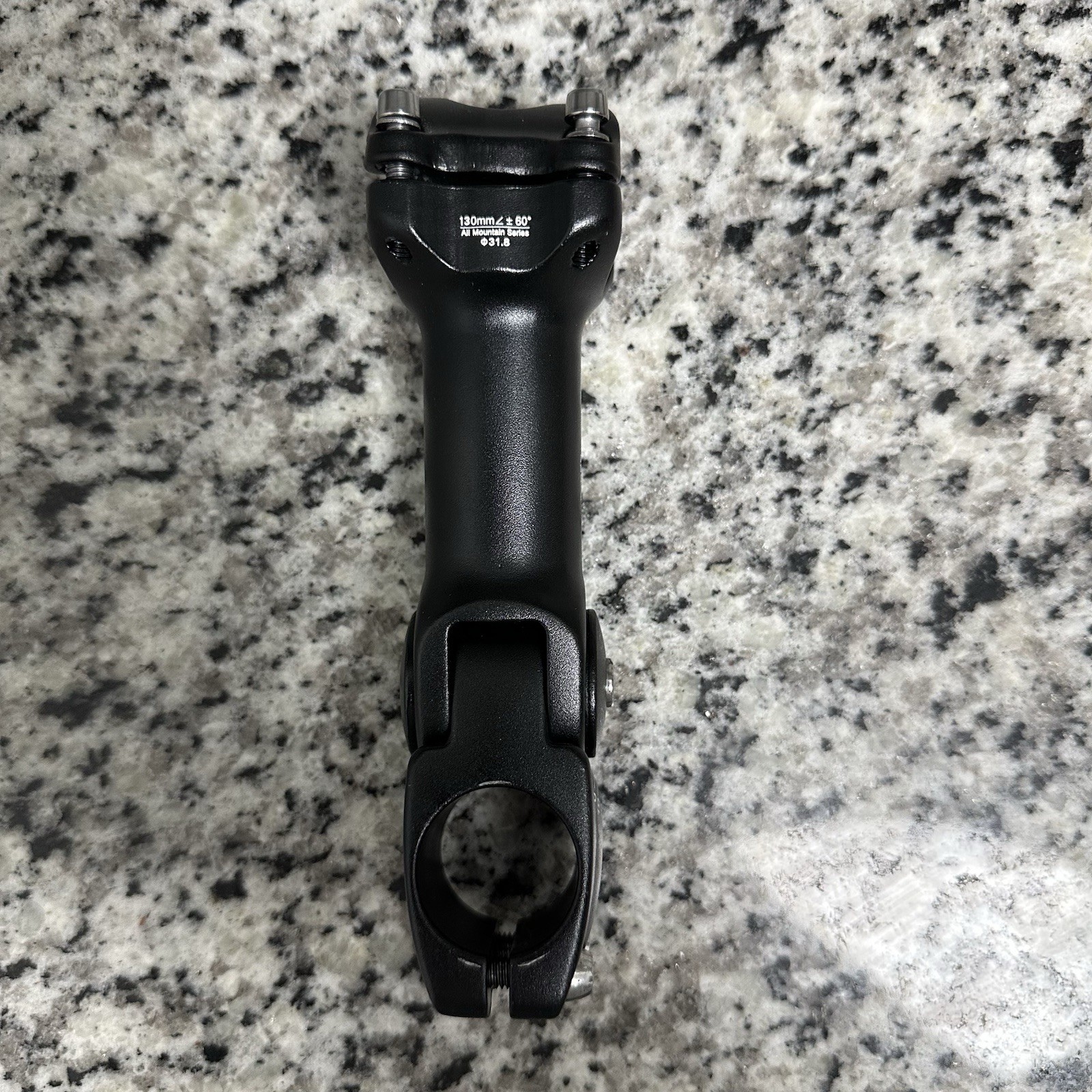 130mm QIKOUR Adjustable Bicycle Stem 60 Degree 31.8mm (1-1/4″)