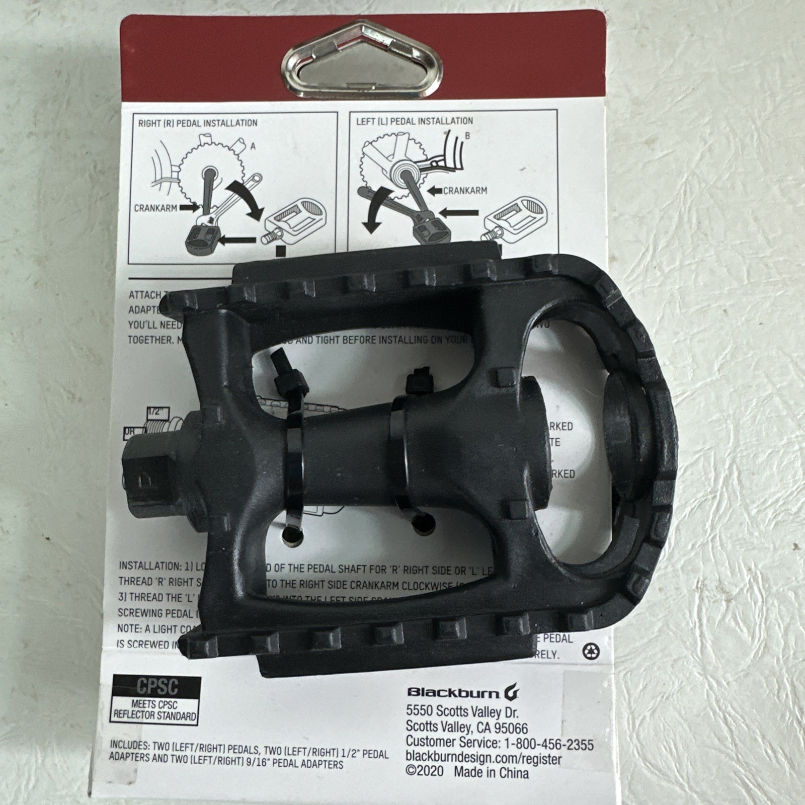 2 Sets Blackburn Universal Fit Pedal Set – Fits All 1/2″ & 9/16″ Threads – NEW