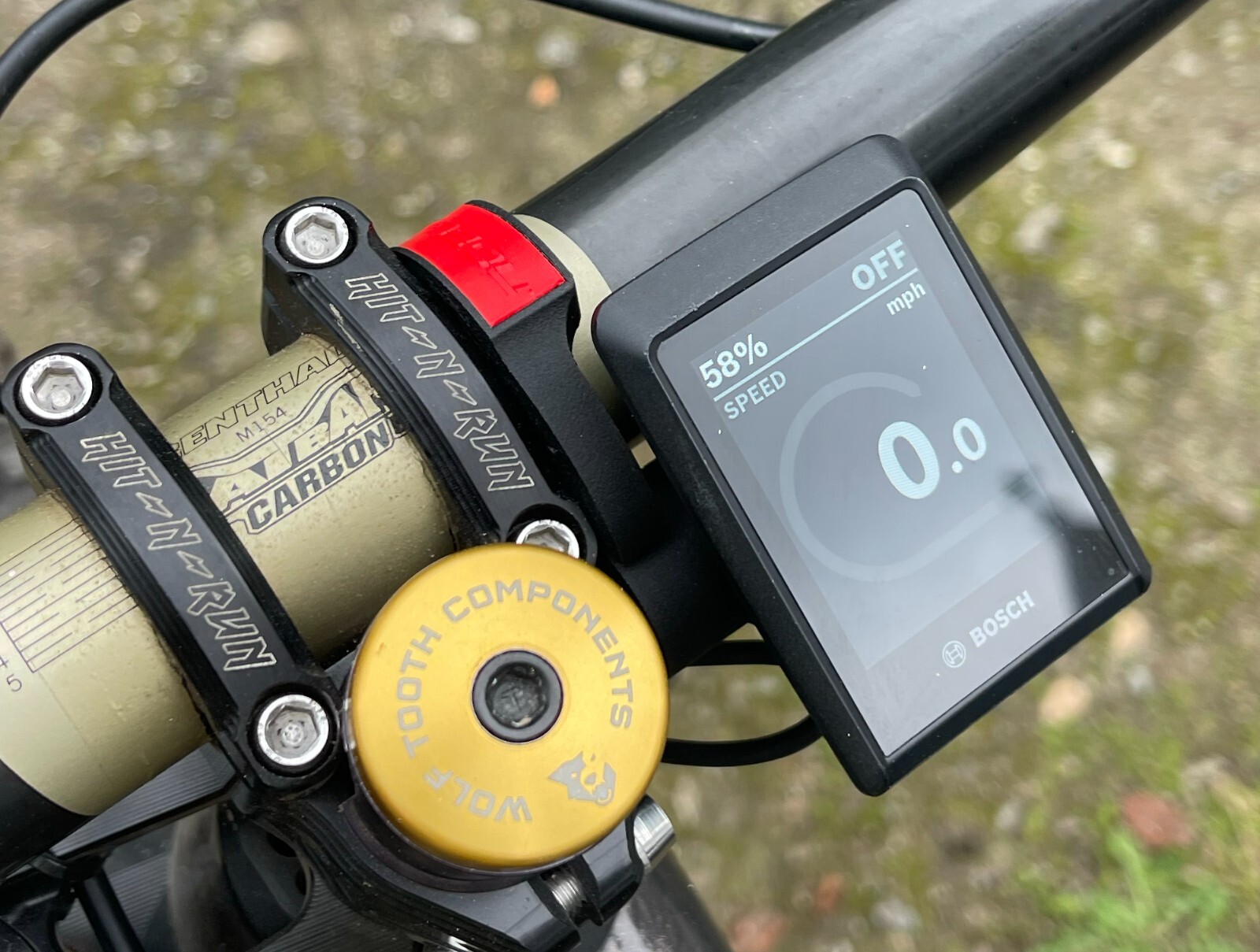 CARBONFIBER BOSCH KIOX STEALTH DISPLAY HANDLEBAR MOUNT (Right or Left)