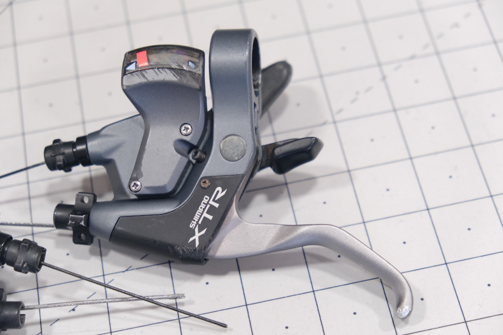 Vintage Shimano XTR ST-M950 3×8 Speed Shifter Set