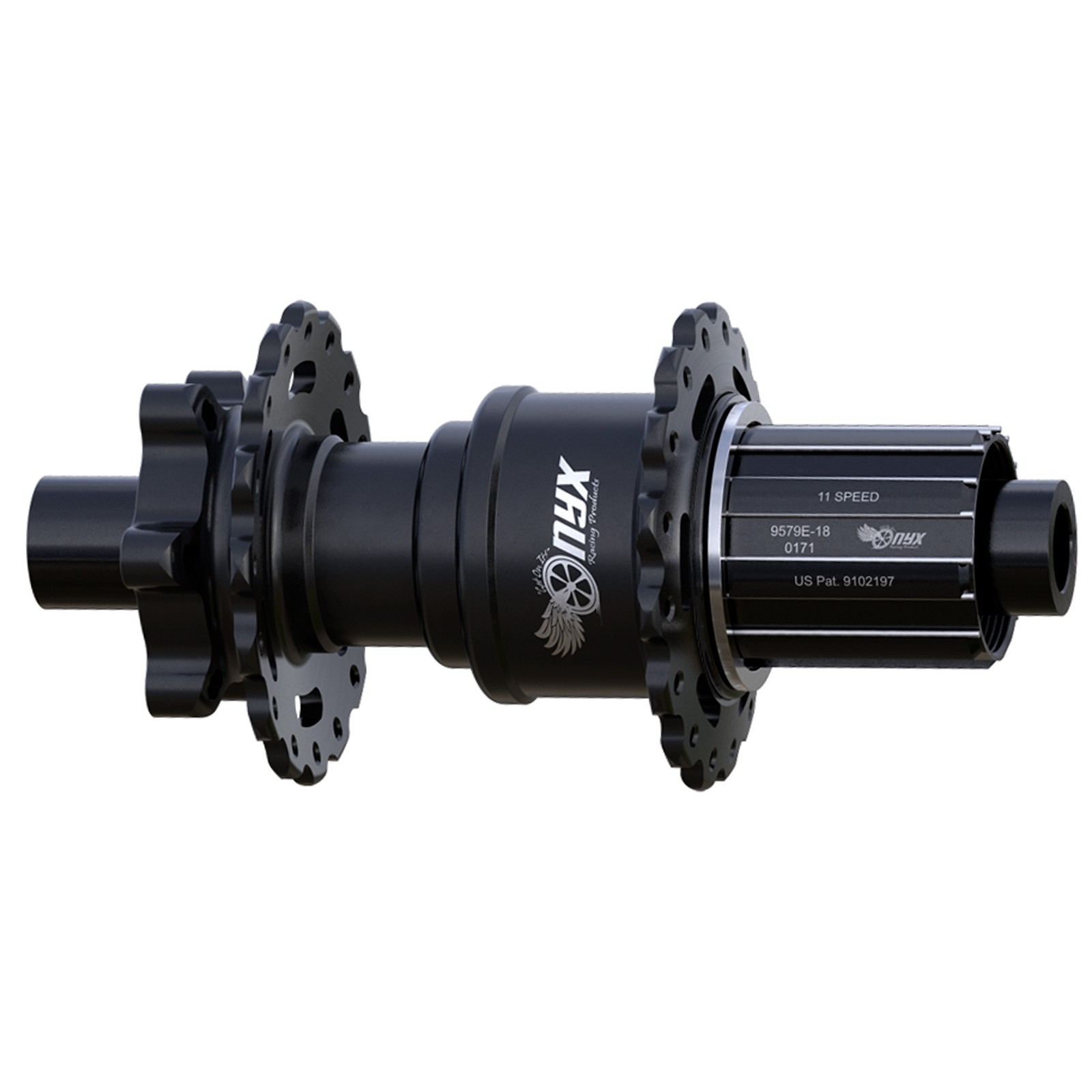 Onyx Racing Vesper R TA Hub, 12x148mm HG 32h – Matte Black