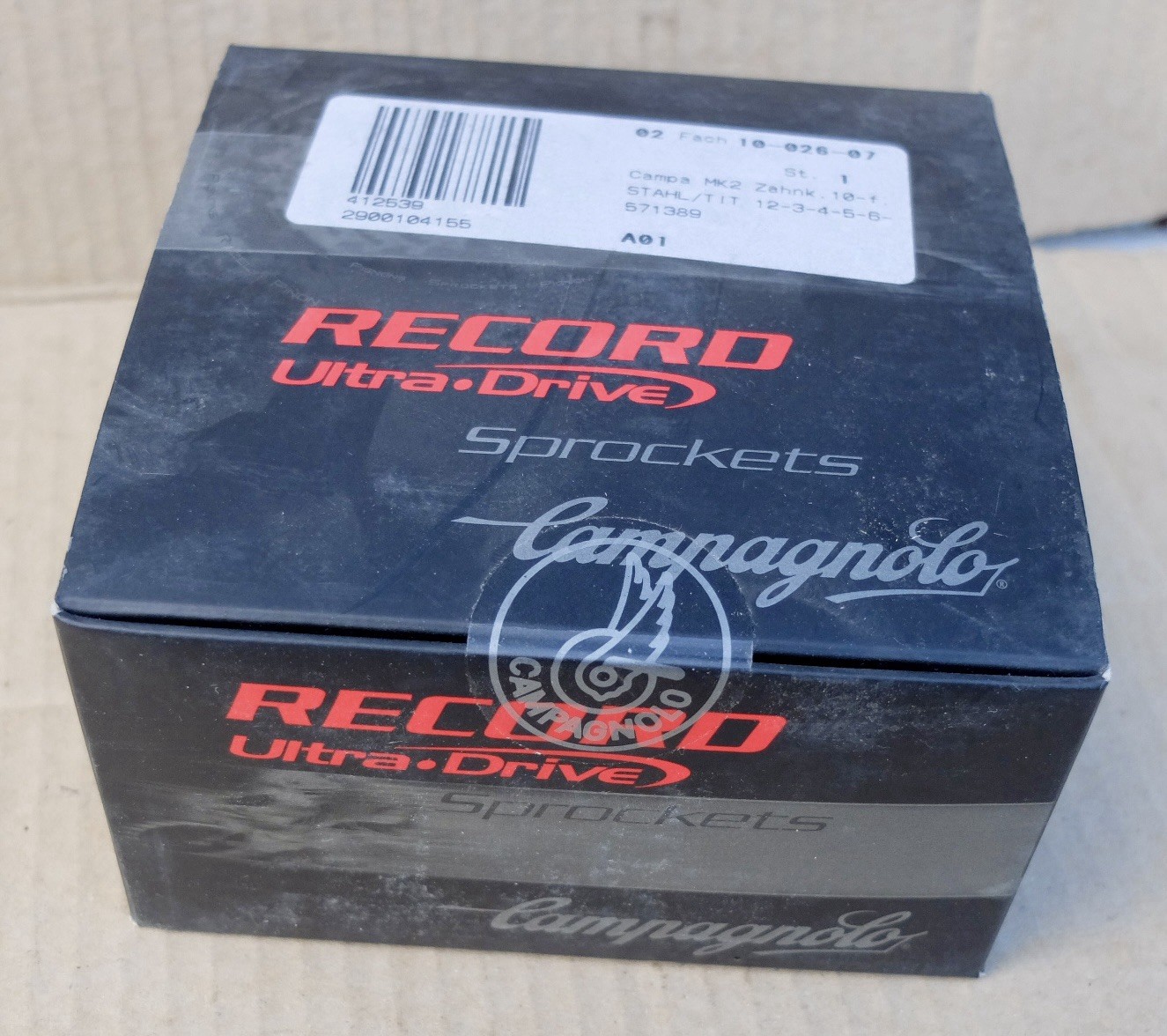 Campagnolo * Record 10sp * Part Titanium Cassette 12-25TH NOS NIB (19% VAT)