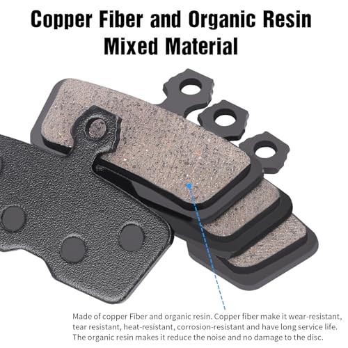 4-Piston MTB Bike Brake Pads Compatible with SRAM Code,Code R,Code RSC and