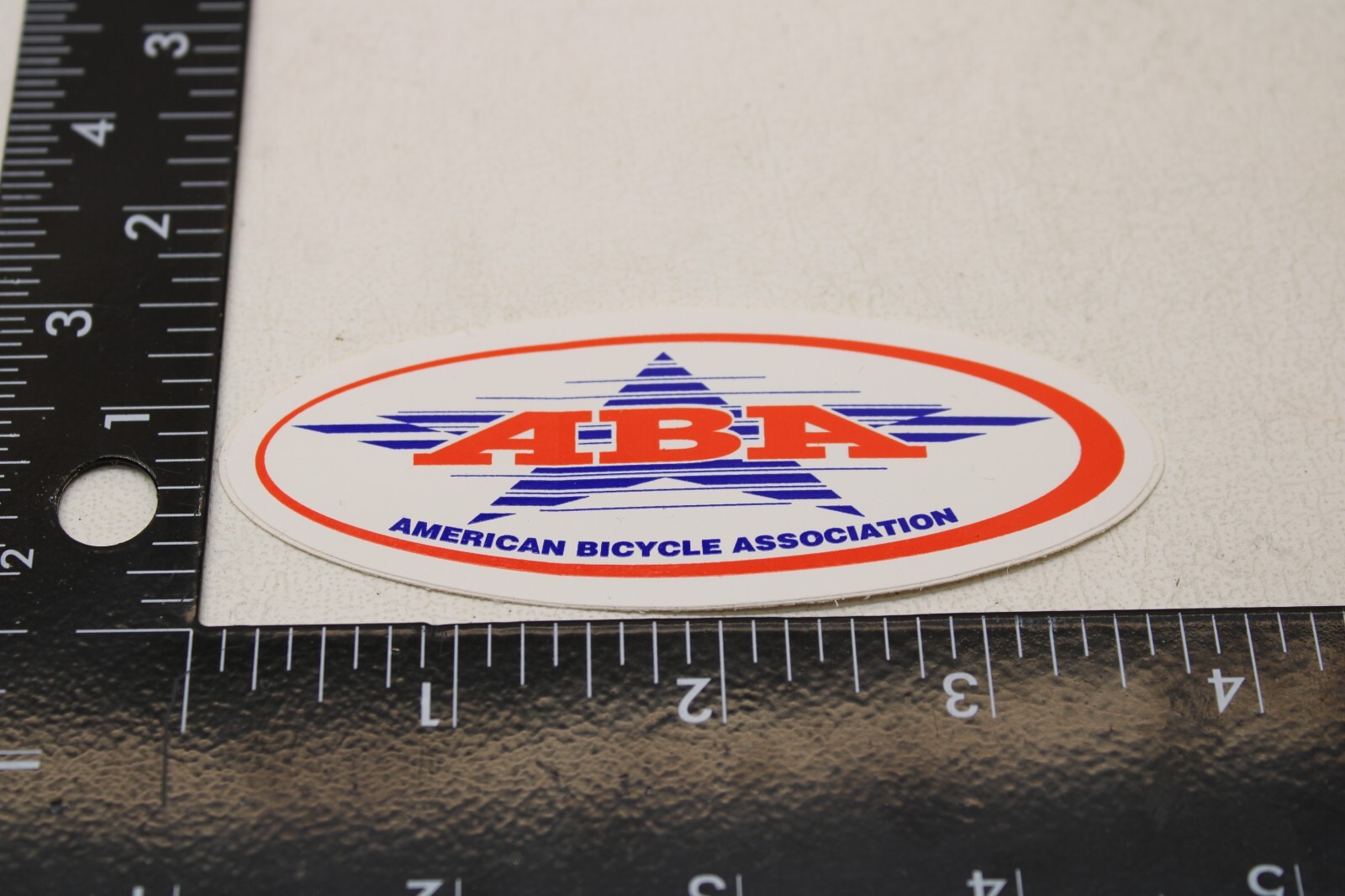 NOS OLD MID SCHOOL BMX STICKER DECAL – ABA – STOCK # 13