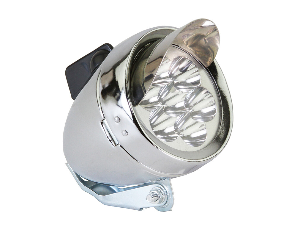 Bike Bullet Light 7/Led Bulb L07 Chrome.