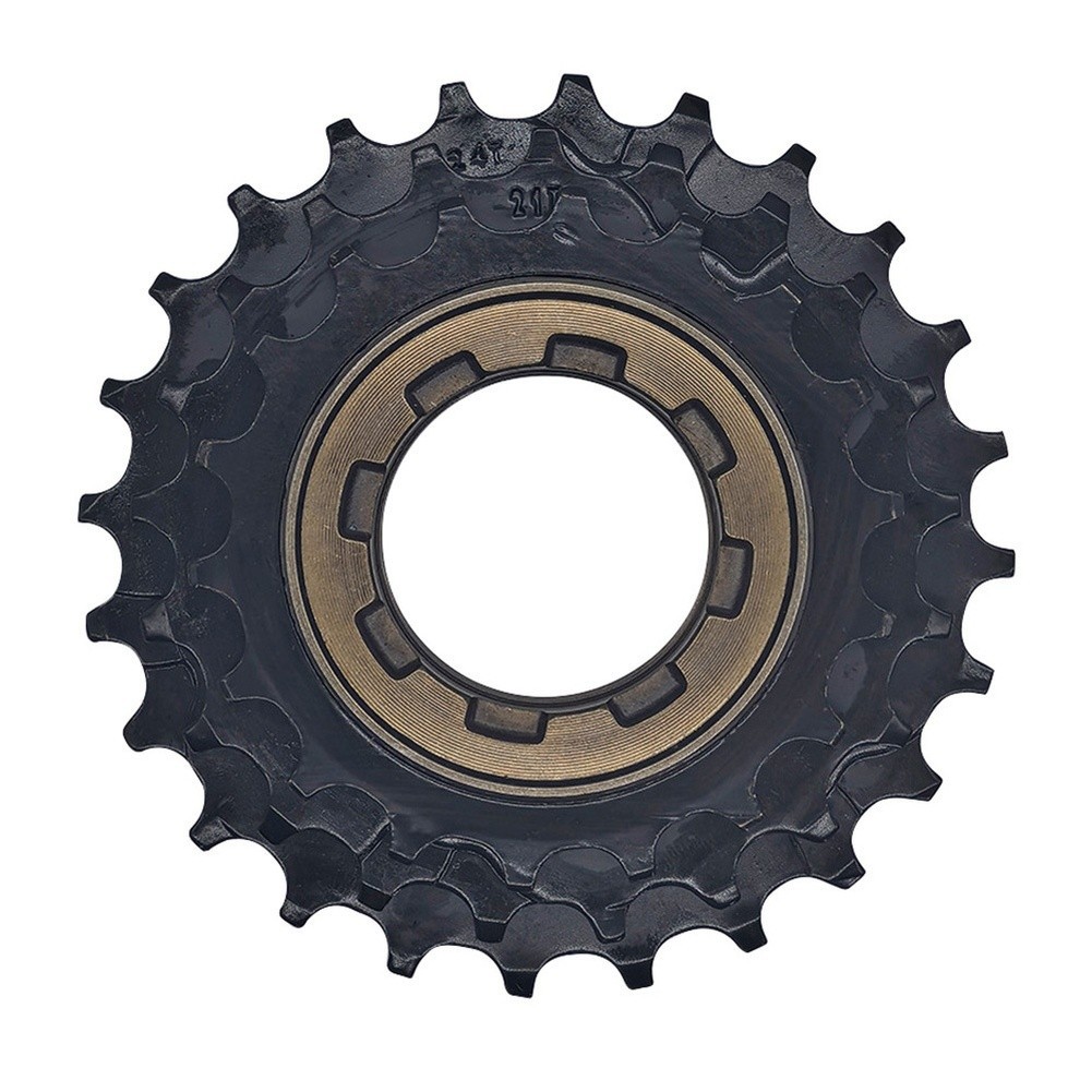 3-Speed Bike Freewheel Black 18T 21T 24T 9.85×9.85×1.55cm for Spin Hub