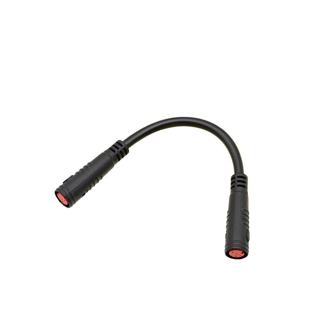 E-Bike 2Pin M8 Plug Waterproof Extension Cable Male to Female Adapter Cable