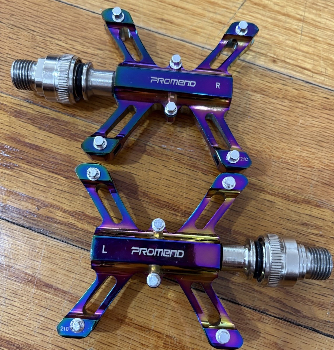 Promend Quick release Al Pedals MTB , Gravel , BMX , Urban 9/16