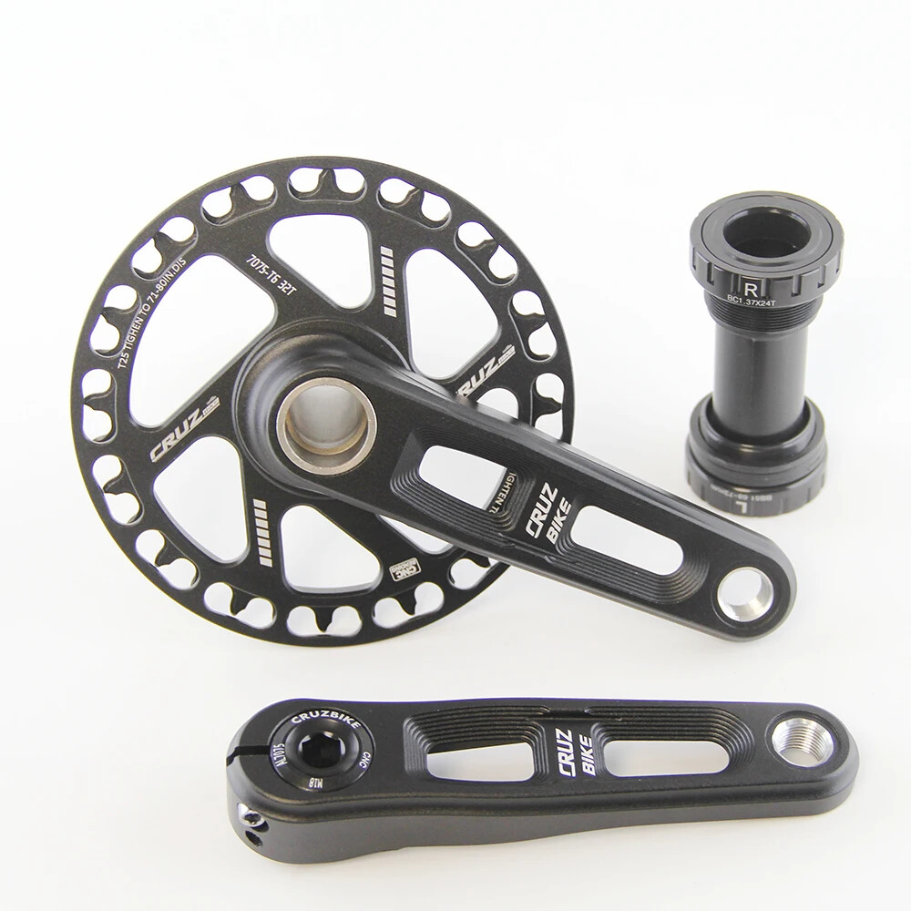 Ultralight Children’s Folding Bike Crankset Hollow Tech Crank 127/140/150mm