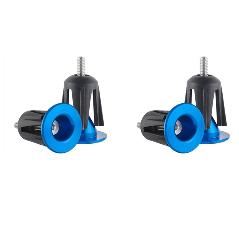 Colorful Aluminum Alloy Bicycle Handlebar End Secure Fit for Mountain Bike