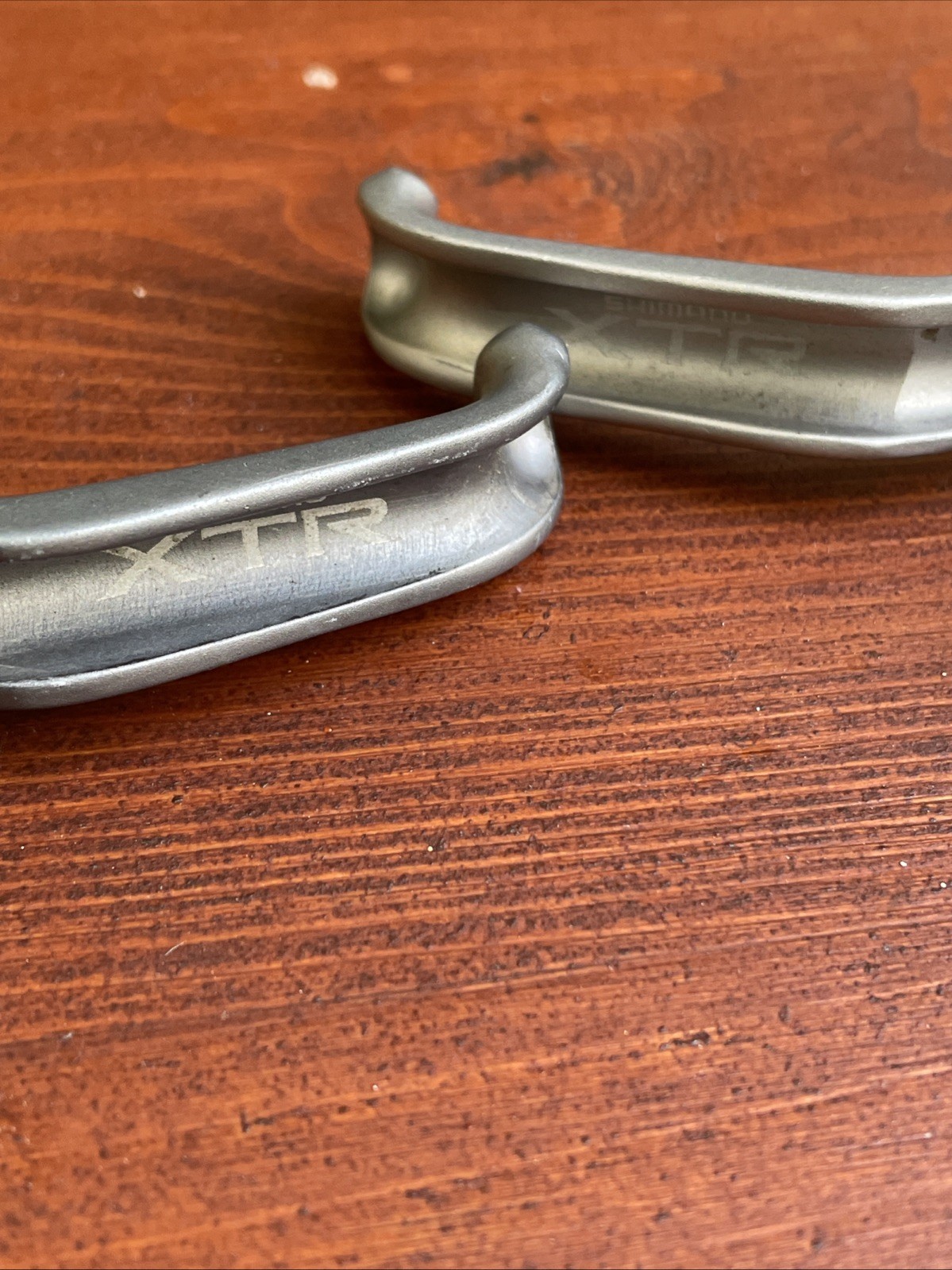 Vintage SHIMANO XTR BL-M950 MTB V-Brake Lever PAIR 22mm 2 Finger VGC Gray JAPAN!