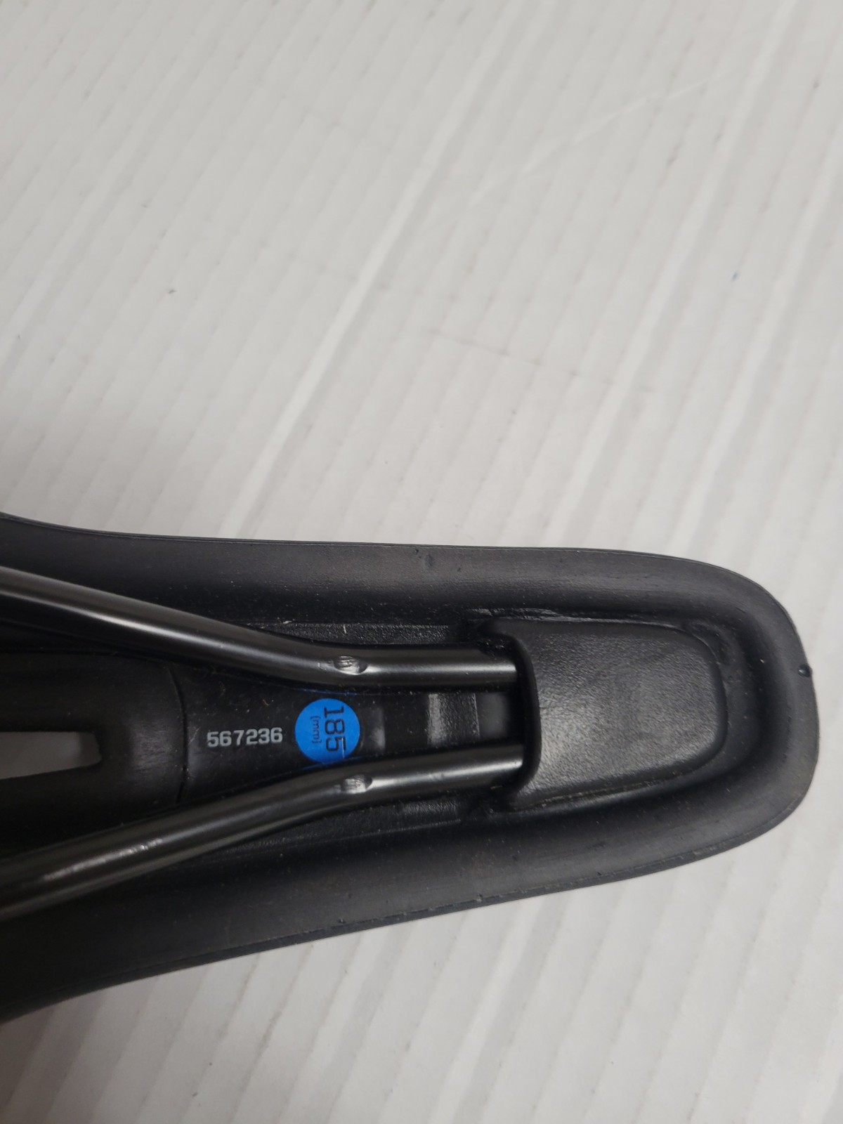 Bontrager Cutaway Saddle/Seat w/ Steel Rails, Black, Synthetic/Steel, Universal