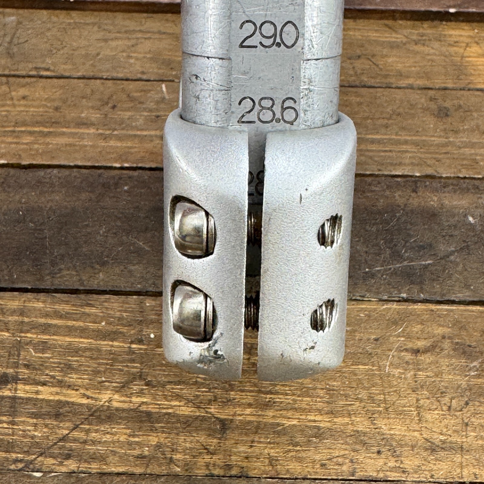 Vintage KORE Stem 1 1/8 Threadless 100 mm Mountain 2000s MTB 3 Bolt Silver A3