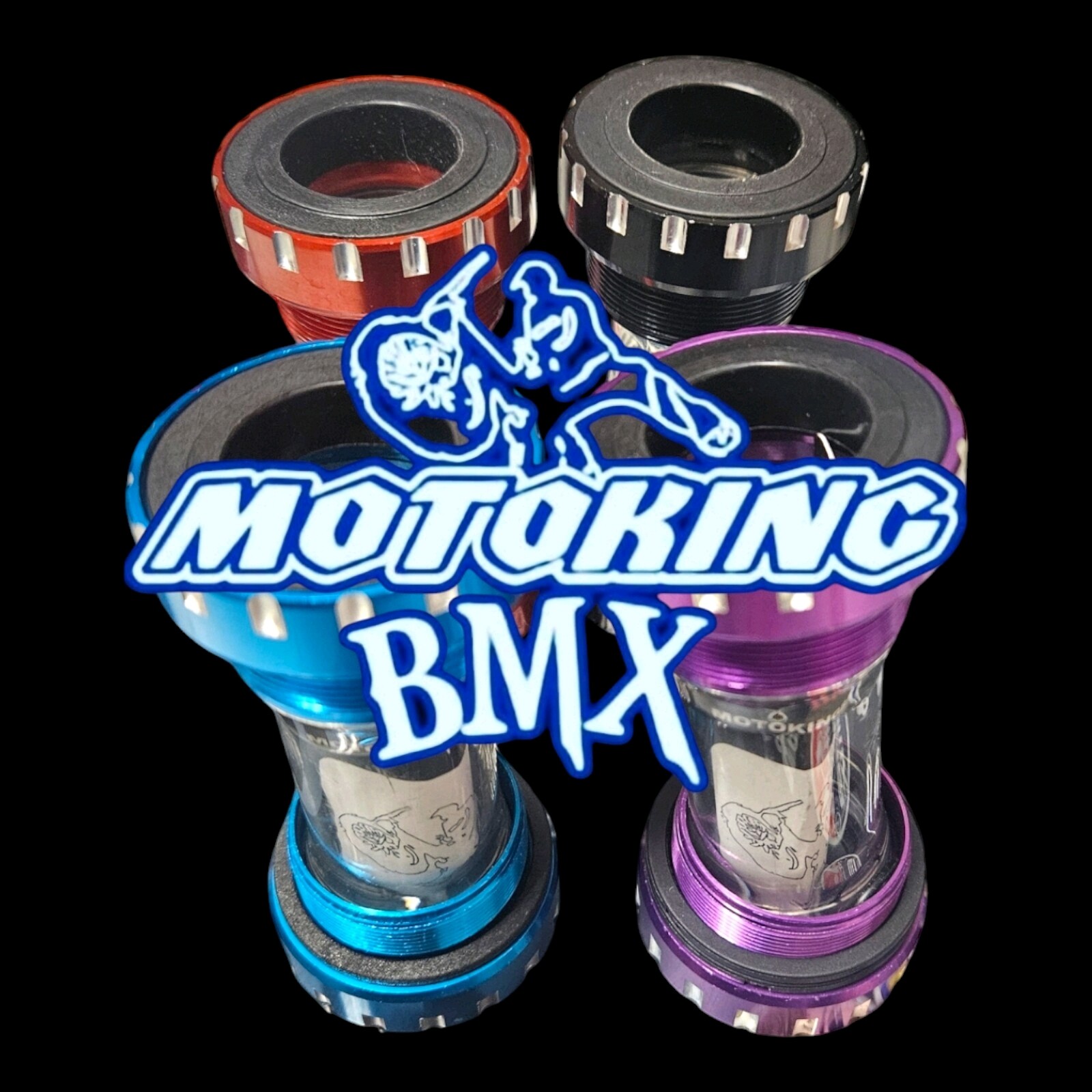 MOTOKING BMX 24MM EXTERNAL EURO BOTTOM BRACKET 68MM/73MM BLACK