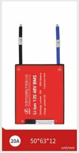 Li-ion BMS PCB 13S 48V 20A Daly Balanced Waterproof Battery Management System UK