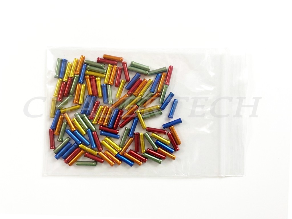 New MTB Road Bicycle Bike Derailleur Shift Cable End Caps 100 Pcs Assorted