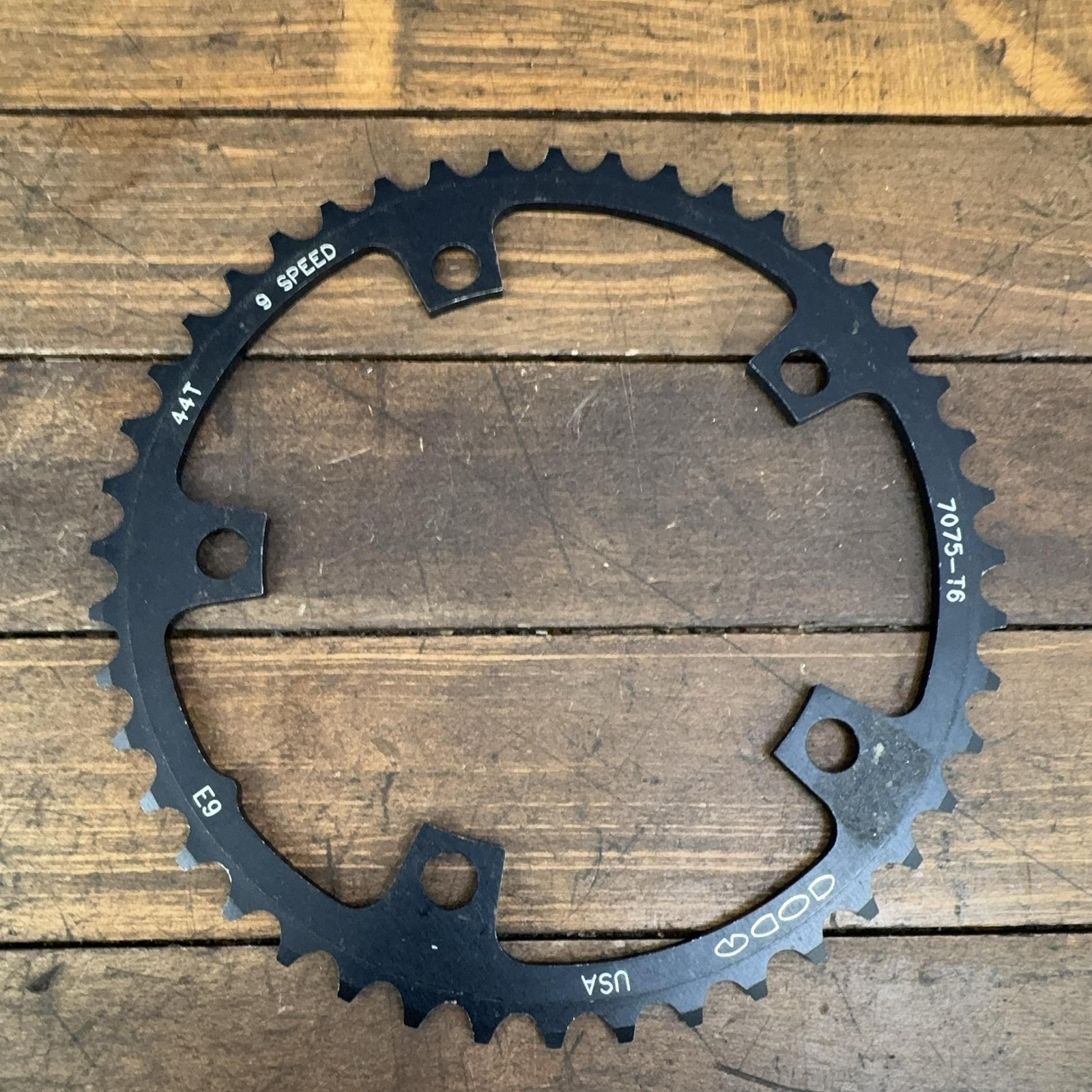 Vintage CODA 44T Chainring 130 BCD USA 5-Arm Cannondale 7075-T6 9 Speed 44