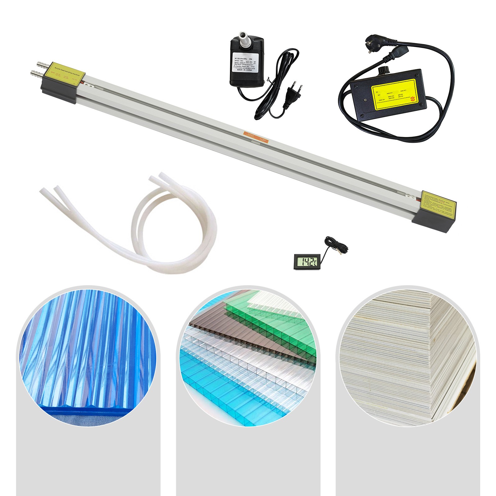 110V Bending Machine, Plastic Bending Tool 1mm-6mm Thickness for Sign Making