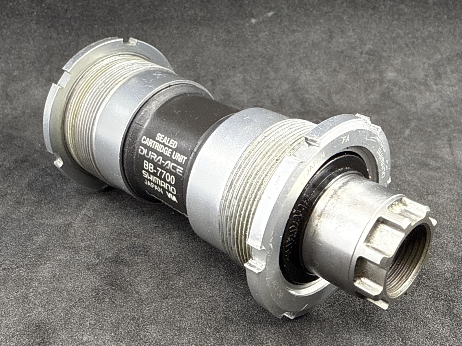 Shimano Dura-Ace BB-7700 109.5mm Spindle Double English BSA Bottom Bracket 9spd