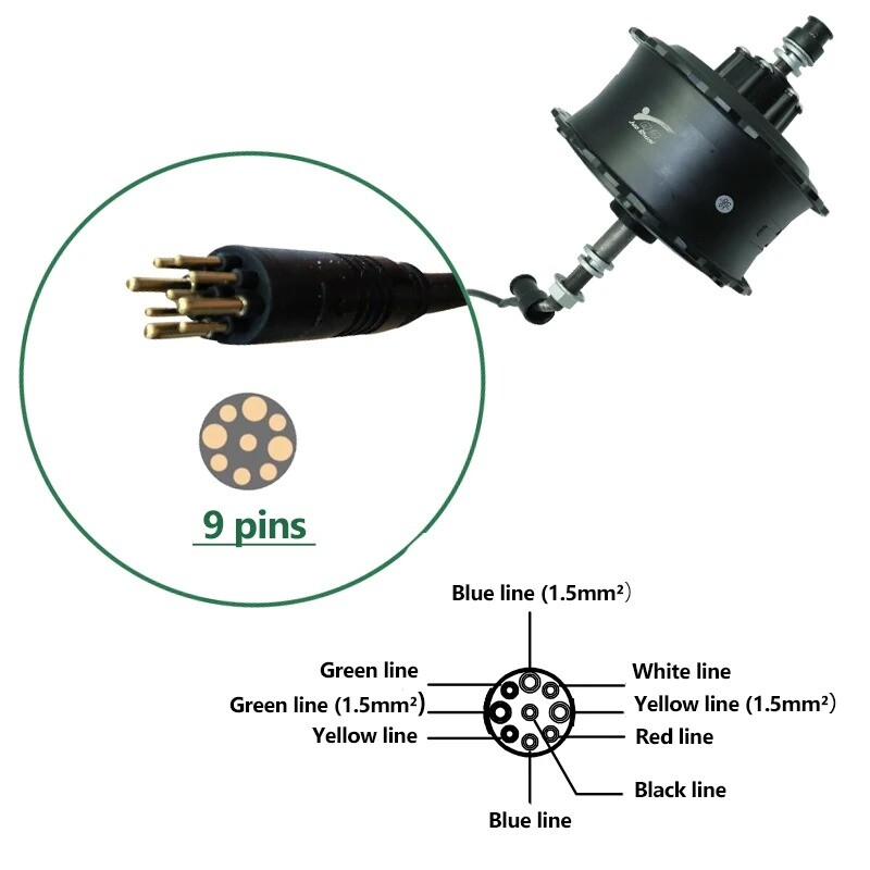 48V 1000W 20/24/26er Snow Fat Tire Electric Bike Brushless Gear Rear Hub Motor