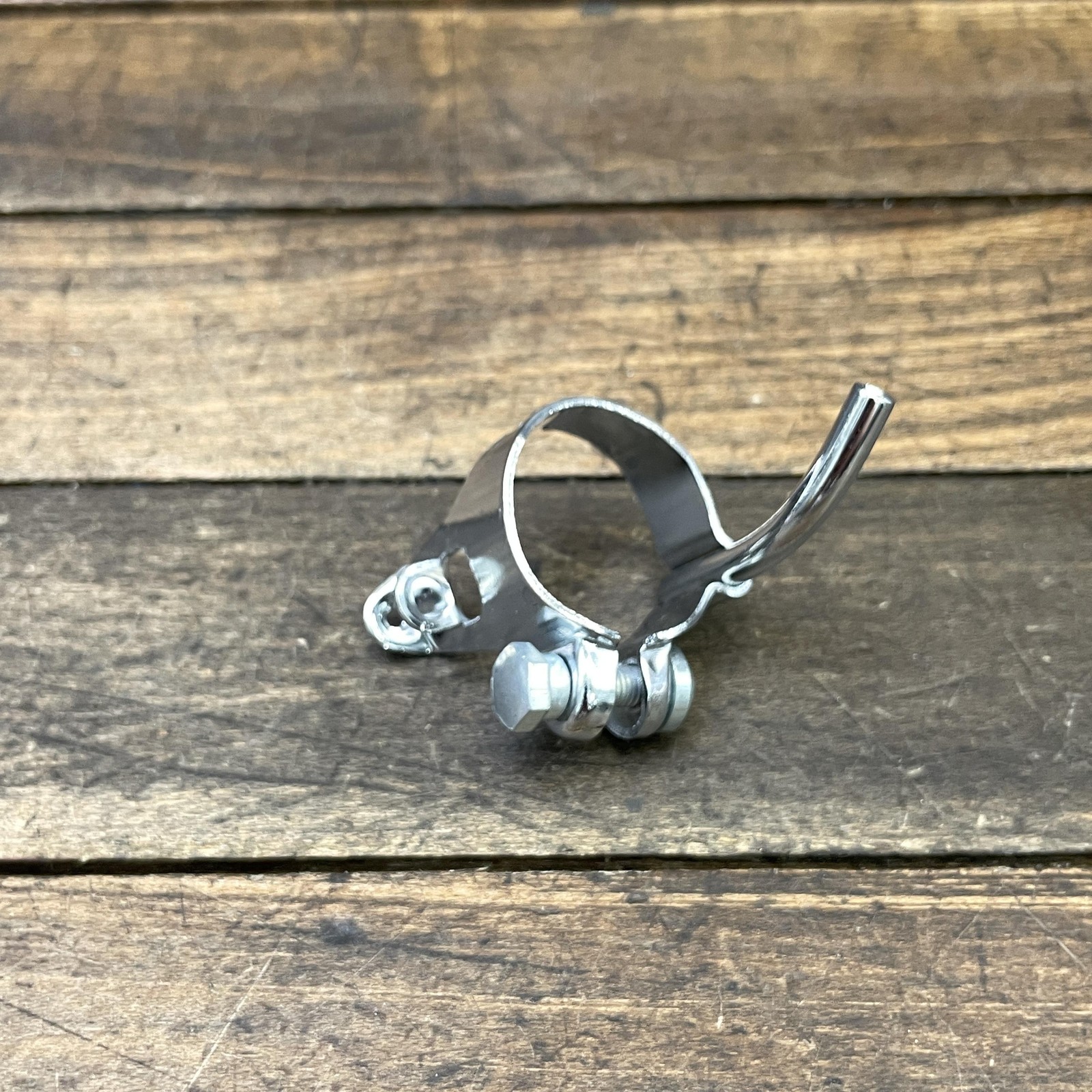 Vintage Huret Shift Cable Guide Silver Steel 1in France Bicycle Bike