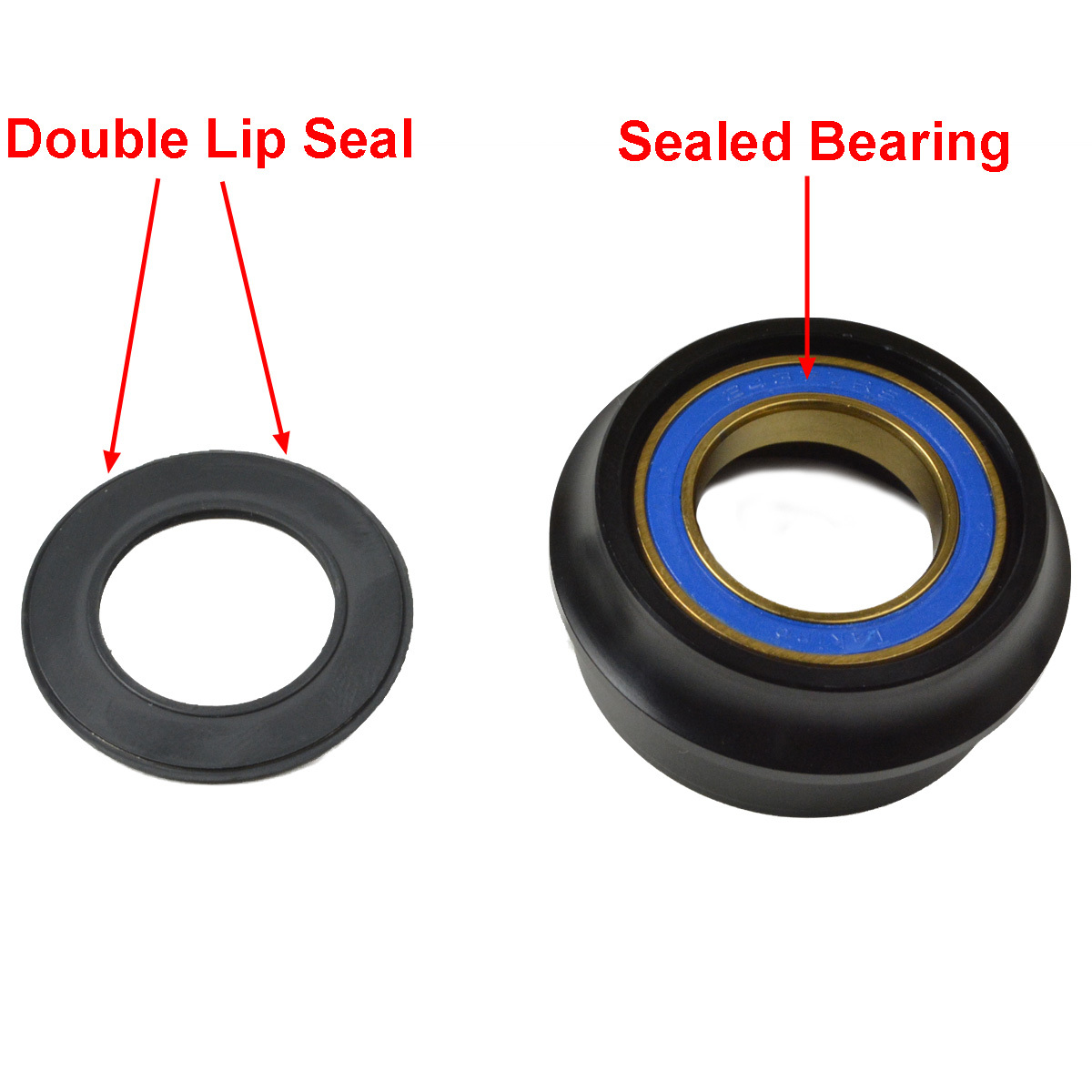 OMNI Racer PressFit PF30 Titanium CERAMIC Bottom Bracket Fit SHIMANO: PF30RTBT