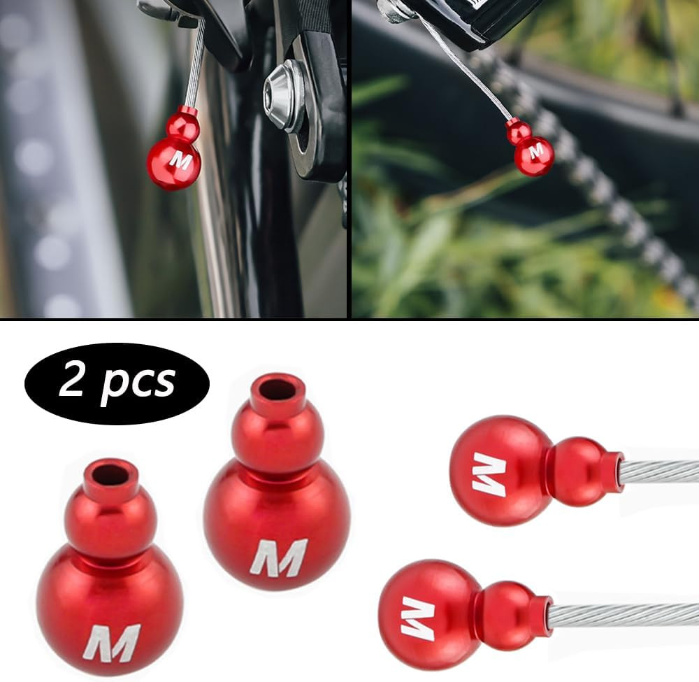 10PCS Cable Caps,4PCS 4MM Bike Brake Cable End Cap /4PCS 5MM Derailleur Shift…