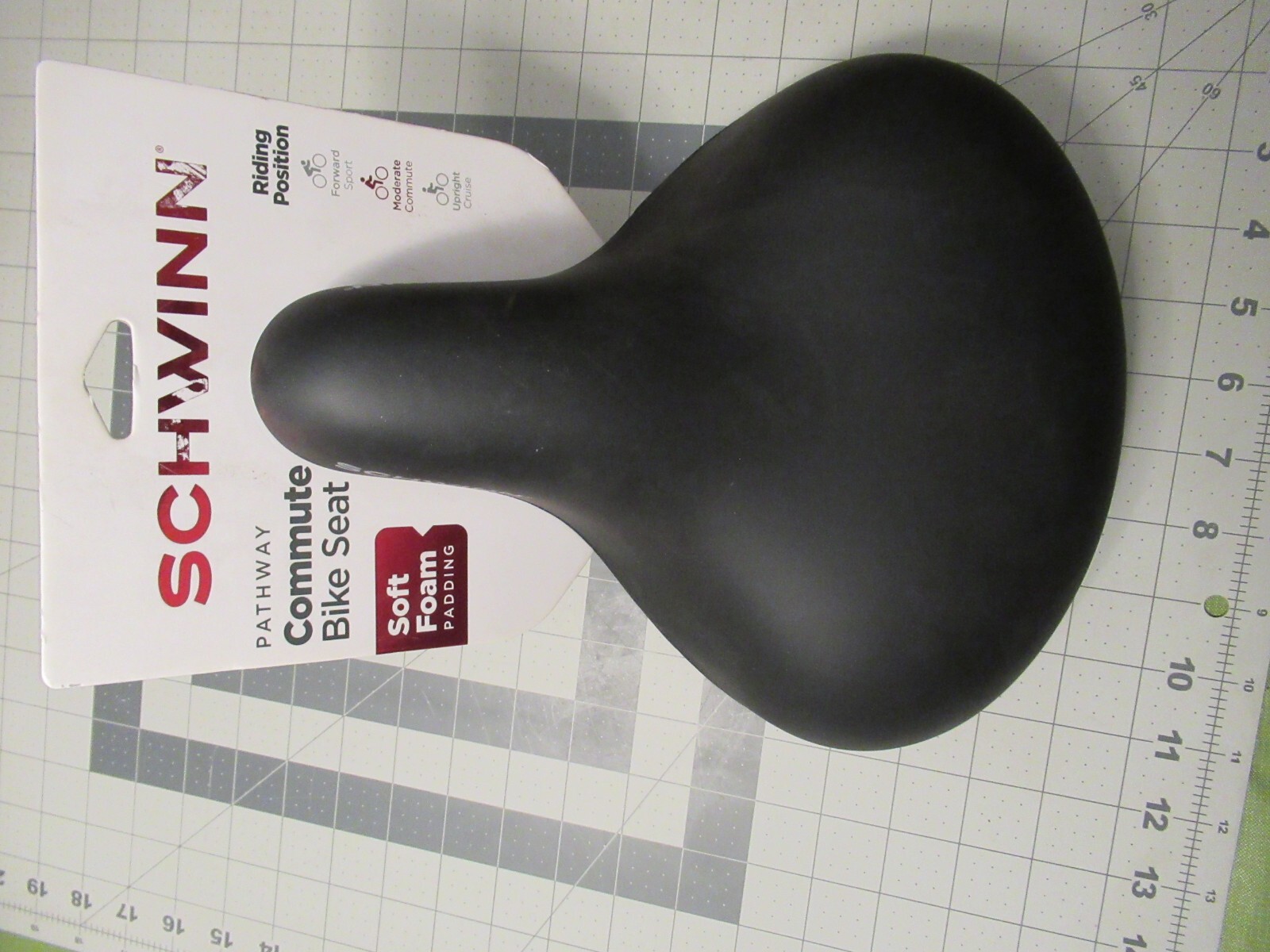 Schwinn Pathway Commute Bike Seat Soft Foam Padding