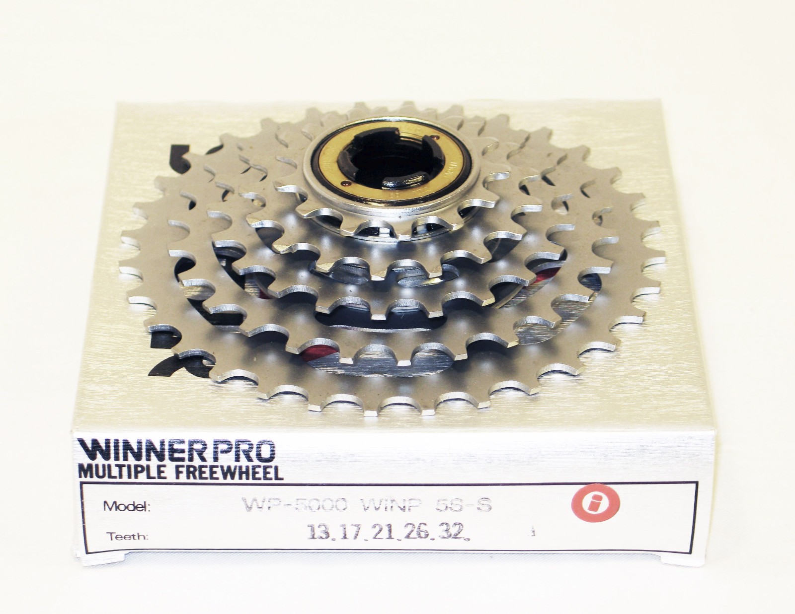 NOS Suntour Winner Pro 5-Speed Freewheel (13×32) Silver – WP-5000