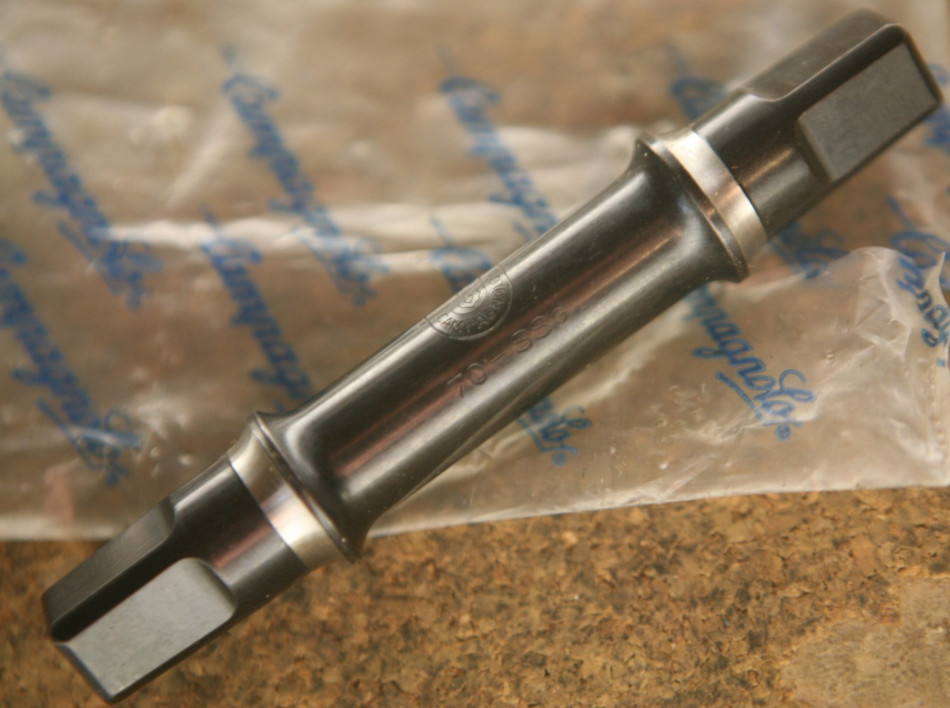 Vintage NOS NEW Campagnolo Athena Italian bottom bracket spindle 70