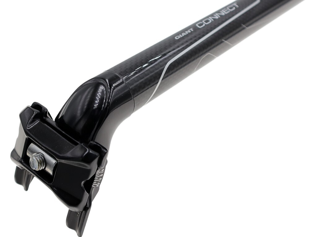 Giant Connect 3K Carbon Seatpost 27.2 x 375mm SB12 or 23 mm Black