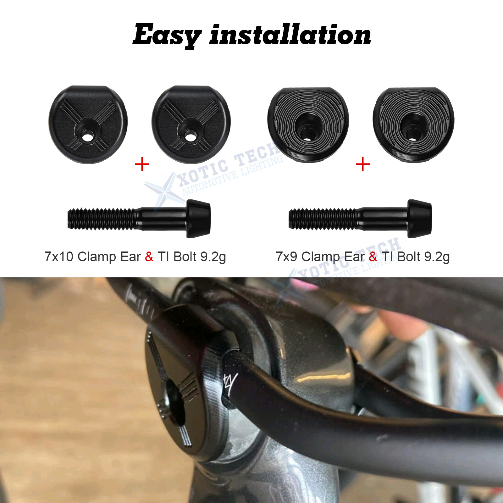 Seatpost Ear Clamp 7×9 7×10 Ti Bolt CARBON RAIL for TREK Madone Domane Emonda
