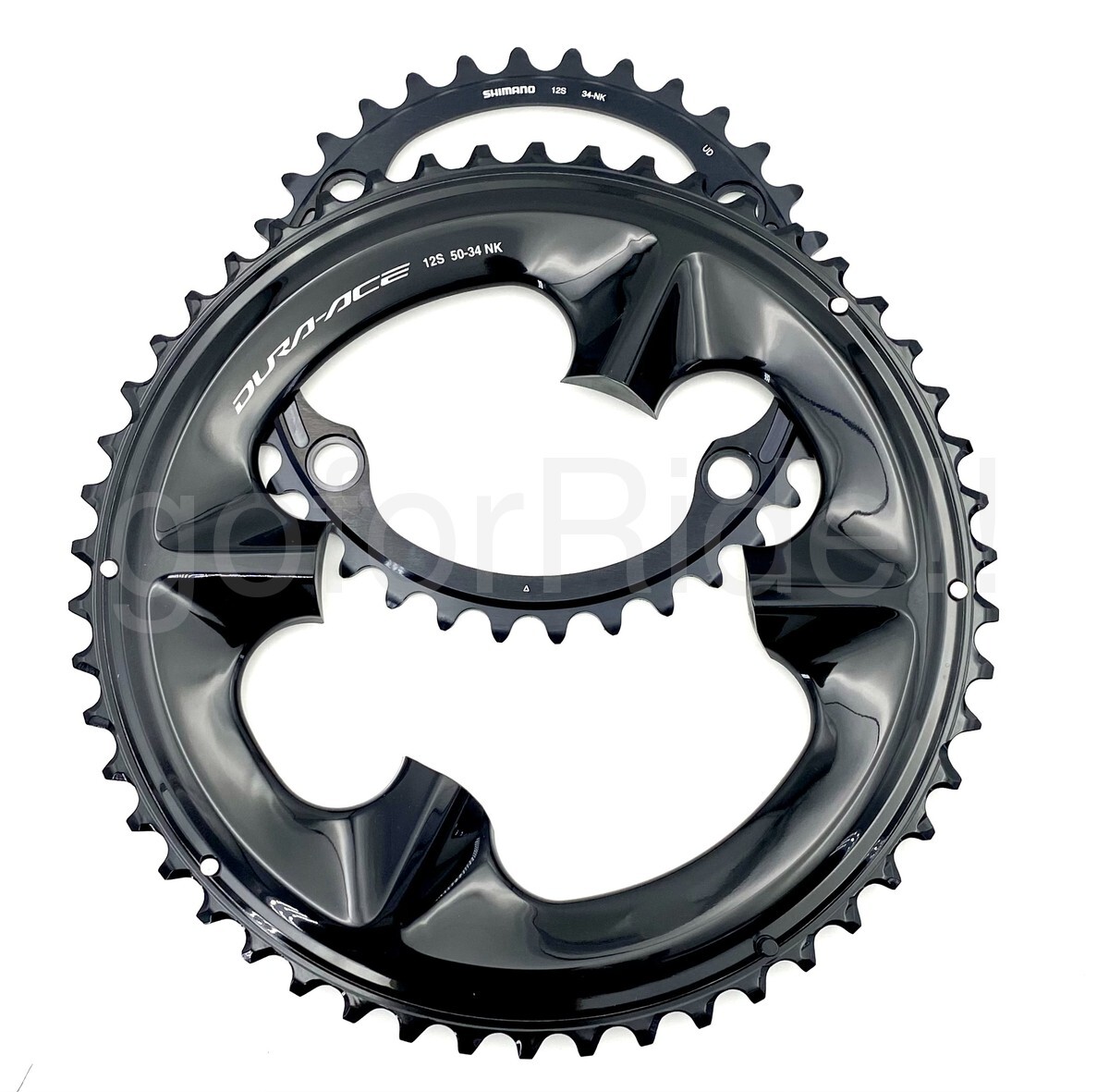 Shimano DURA-ACE Road Bike Chainring 50-34T for FC-R9200/P, 2×12 Speed