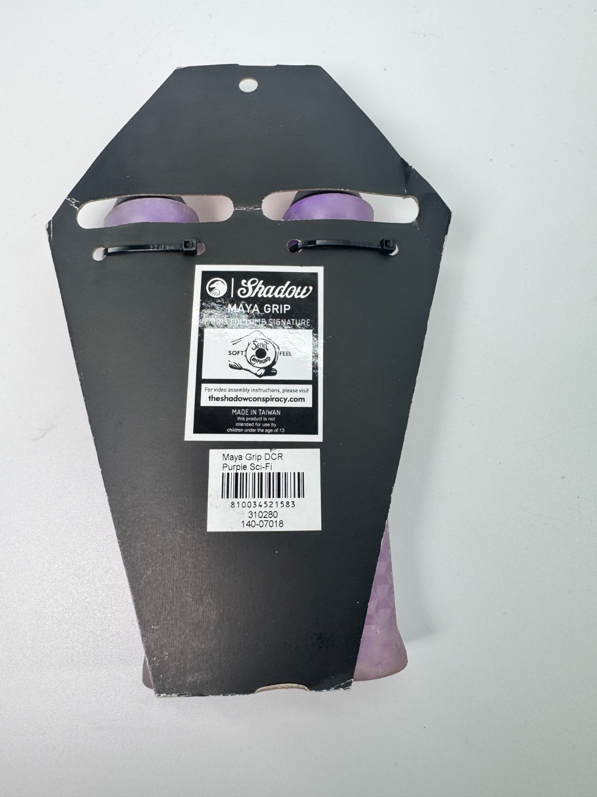 SHADOW CONSPIRACY MAYA BMX BIKE BICYCLE GRIPS + BAR ENDS SUBROSA Purple NEW
