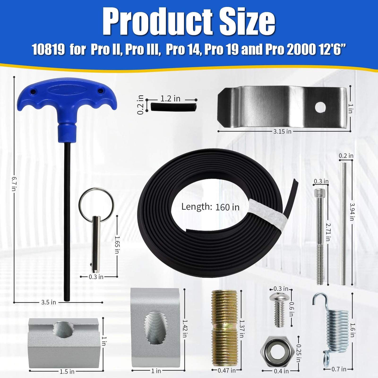10819 Brake Part, Compatible with Tapco Models for Pro II, 10819