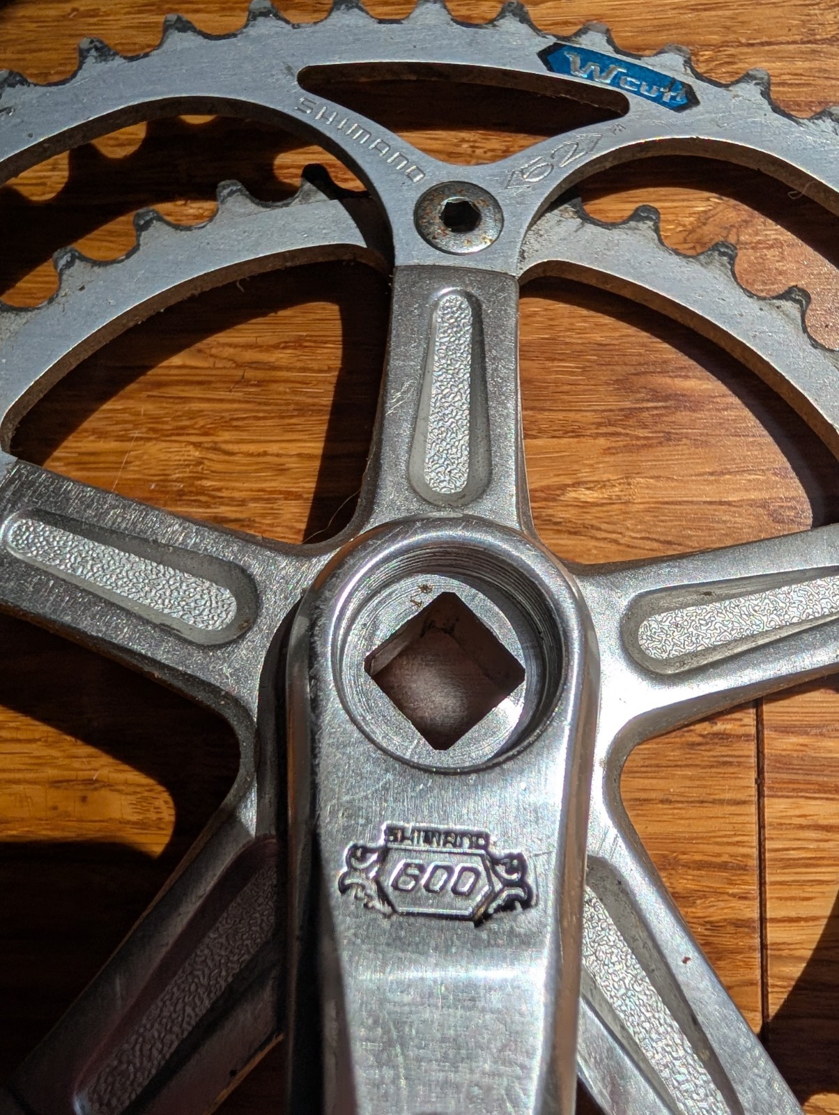 Shimano 600 Arabesque Crankset 50T/42T Double 170mm Crank Arm