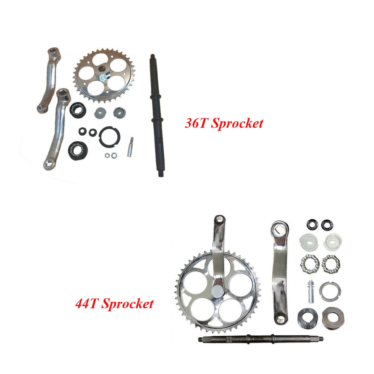 CDHPOWER Wide Crank Assembly-3pcs,for 2-stroke and 4-stroke motor-Motorized Bike