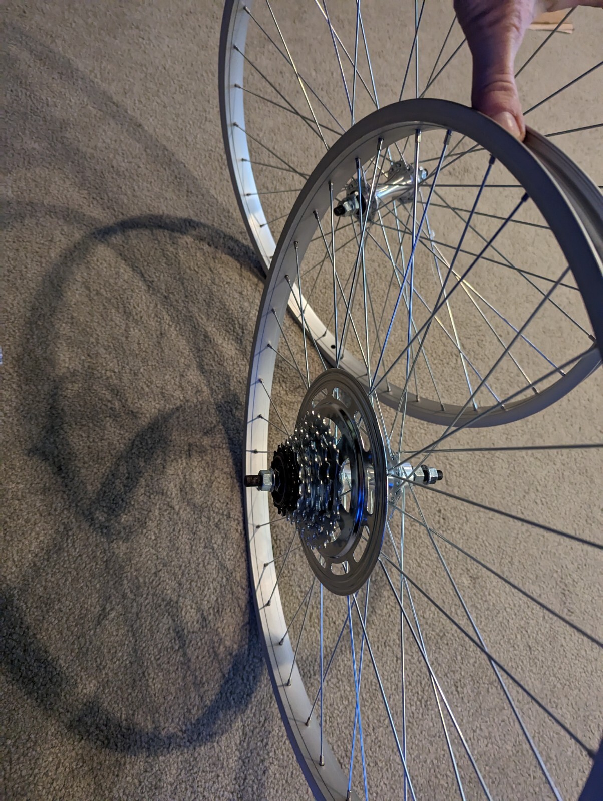 NEW CHROME 7 AND 1/2″ SPOKE PROTECTOR FOR MULTI-SPEED BICYCLES