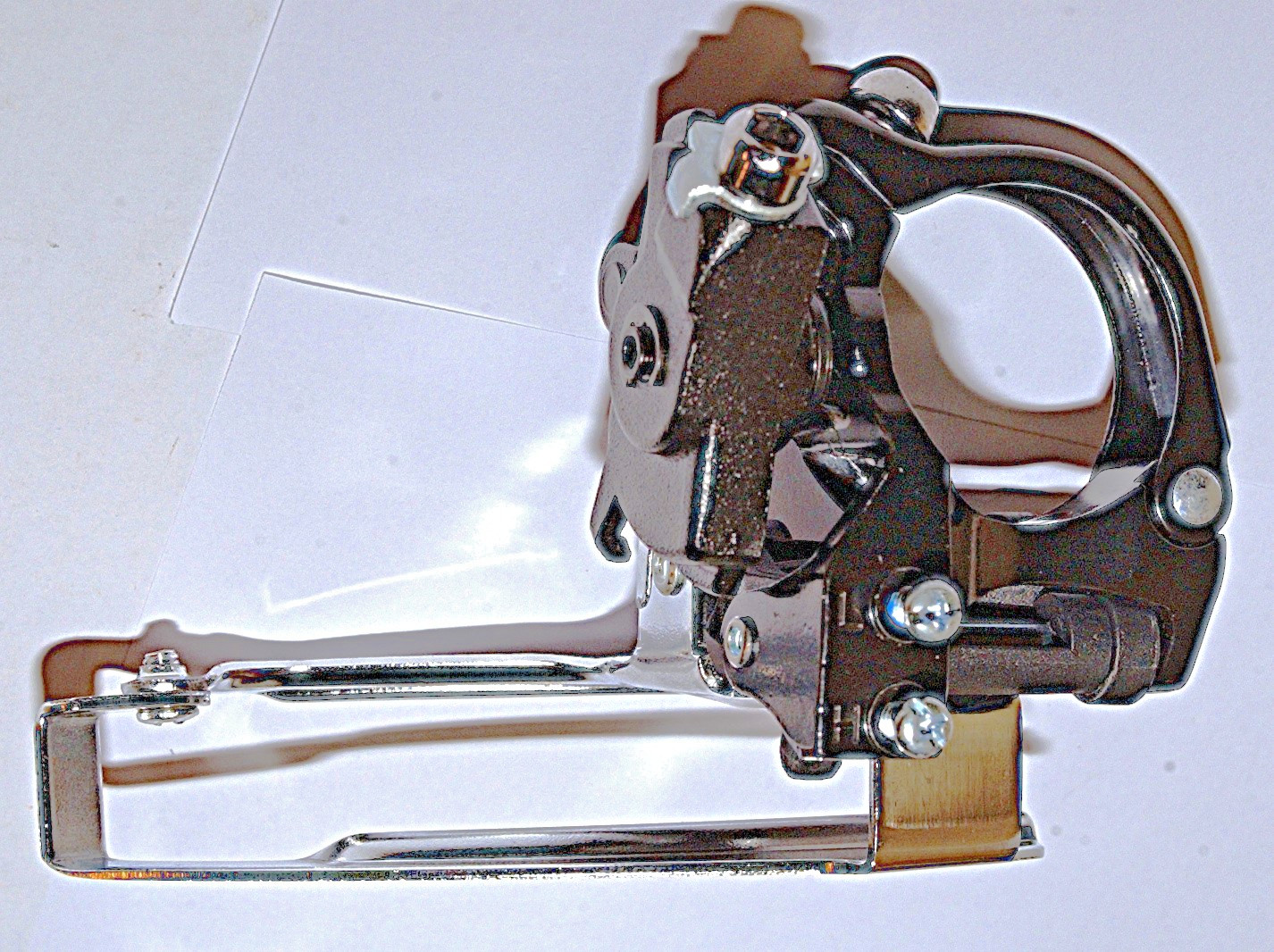 SR Suntour Triple Front Derailleur 34.9mm 42/32/22T Dual Pull Model 42T-C5DFG324